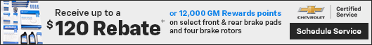 Up to $60 Mail-in Rebate on the Purchase and Installation of Select Front and Rear Brake Pads